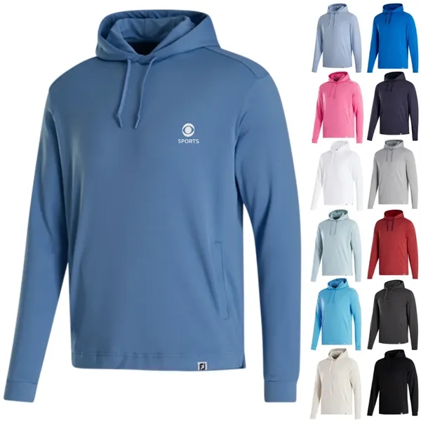 Men's hoodie with double-stitched seams and antimicrobial finish.... from ASI 57653 Gold Bond