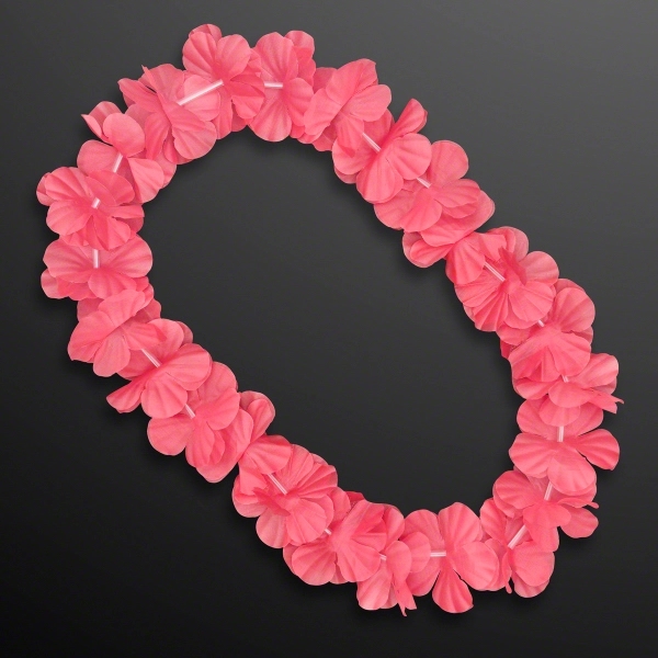 Flower Lei Necklace (Non-Light Up), 36" Long. No Lights, Faux Flowers.... from ASI 34194 ALightPromos / Alight Promotional Products
