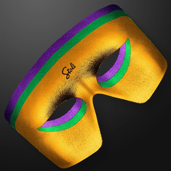 Blank or imprinted. Costume Mask, Mardi Gras Throws (NON-Light Up)... from ASI 34194 ALightPromos