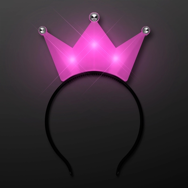 Blank or Imprinted. LED Crown Tiara Headbands, Princess Party Favors... from ASI 34194 ALightPromos