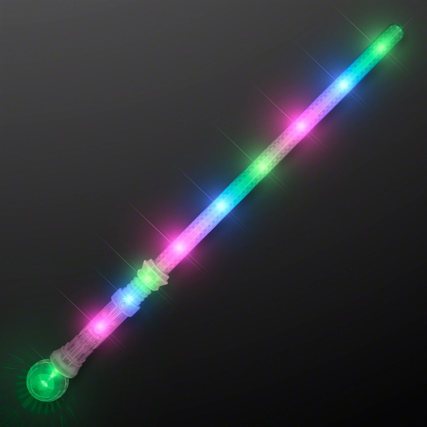 Blank or imprinted. Electric Glow LED Staff Space Swords.... from ASI 34194 ALightPromos / Alight Promotional Products