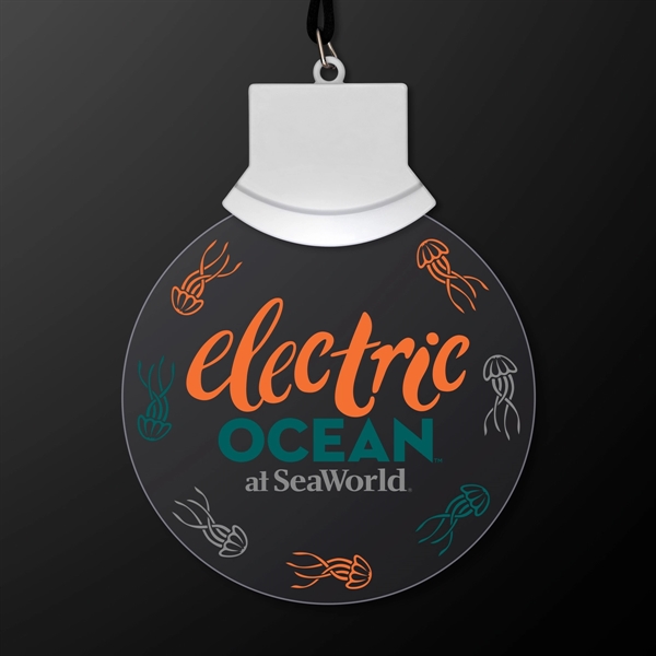 Custom Animated 3-Pane Acrylic Light Necklace will Light Your Custom 3-Part... from ASI 34194 ALightPromos / Alight Promotional Products