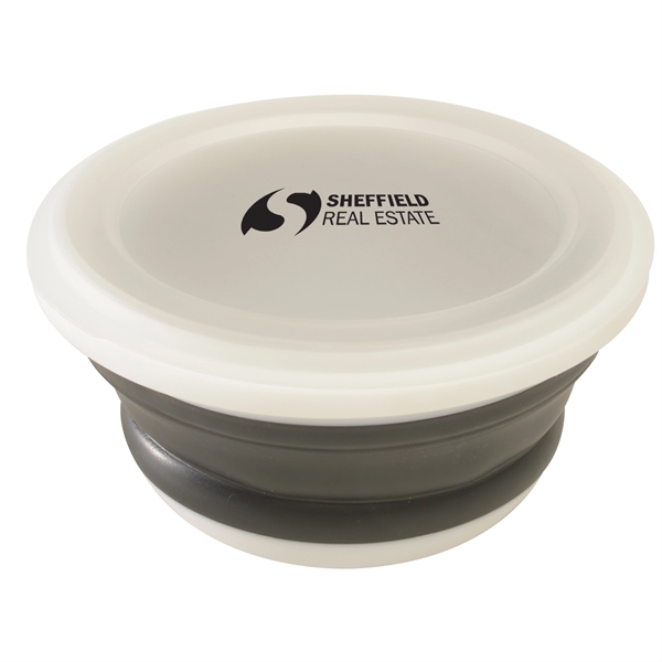 Silicone Bowl that holds over 2 cups of food and collapses... from ASI 52840 Evans Manufacturing