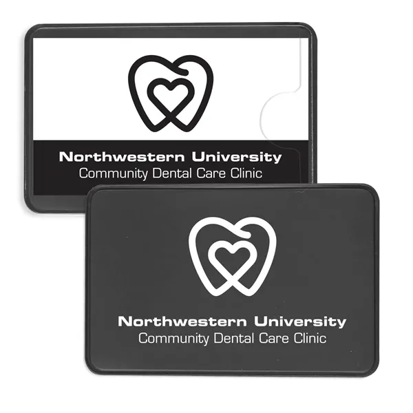 Vinyl business card case measuring 2.37"H x 3.62"W with a simple... from ASI 54040 Fey Promo