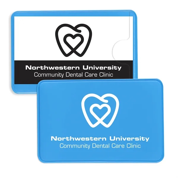 Vinyl business card case measuring 2.37"H x 3.62"W with a simple... from ASI 54040 Fey Promo