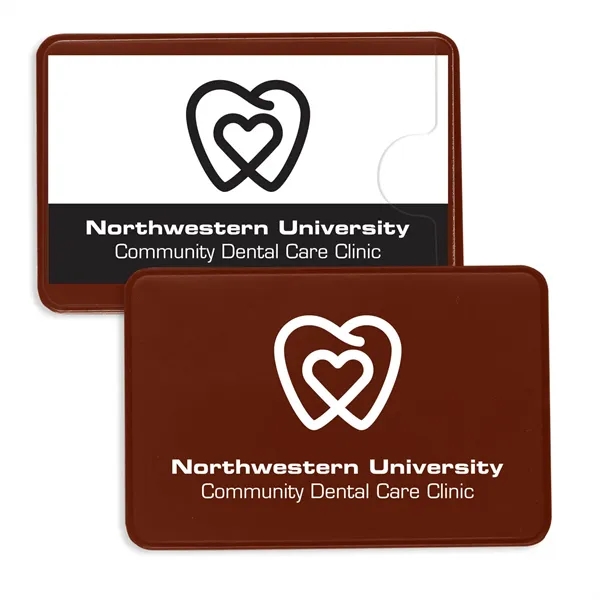 Vinyl business card case measuring 2.37"H x 3.62"W with a simple... from ASI 54040 Fey Promo