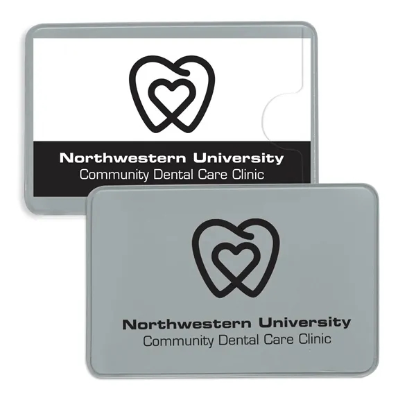 Vinyl business card case measuring 2.37"H x 3.62"W with a simple... from ASI 54040 Fey Promo