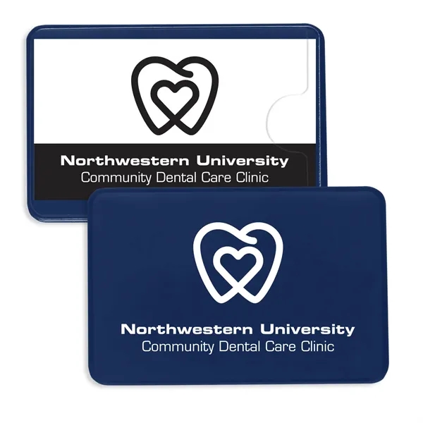 Vinyl business card case measuring 2.37"H x 3.62"W with a simple... from ASI 54040 Fey Promo