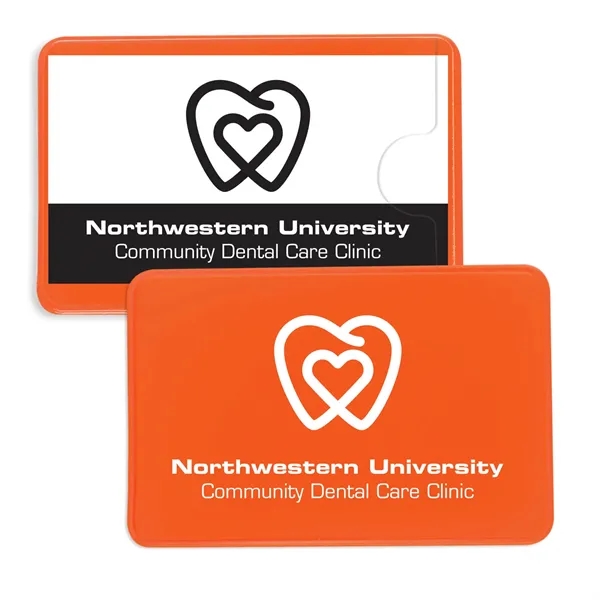 Vinyl business card case measuring 2.37"H x 3.62"W with a simple... from ASI 54040 Fey Promo