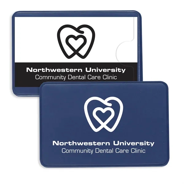 Vinyl business card case measuring 2.37"H x 3.62"W with a simple... from ASI 54040 Fey Promo