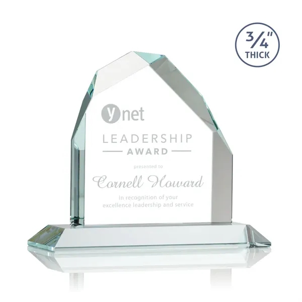 Brilliant award in 3 sizes features a 0.75" thick Starfire Crystal... from ASI 84592 St Regis Group / St Regis
