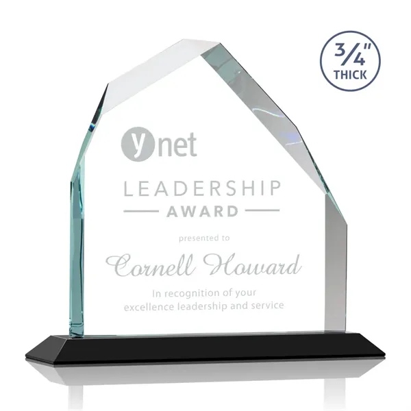 Brilliant award in 3 sizes features a 0.75" thick Starfire Crystal... from ASI 84592 St Regis Group / St Regis