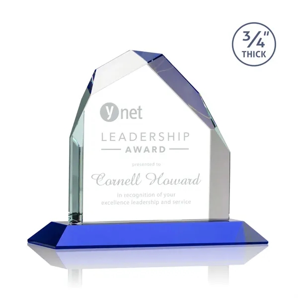 Brilliant award in 3 sizes features a 0.75" thick Starfire Crystal... from ASI 84592 St Regis Group / St Regis