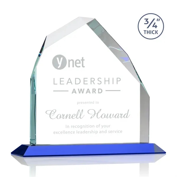 Brilliant award in 3 sizes features a 0.75" thick Starfire Crystal... from ASI 84592 St Regis Group / St Regis