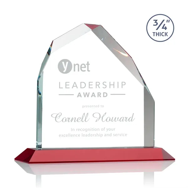 Brilliant award in 3 sizes features a 0.75" thick Starfire Crystal... from ASI 84592 St Regis Group / St Regis