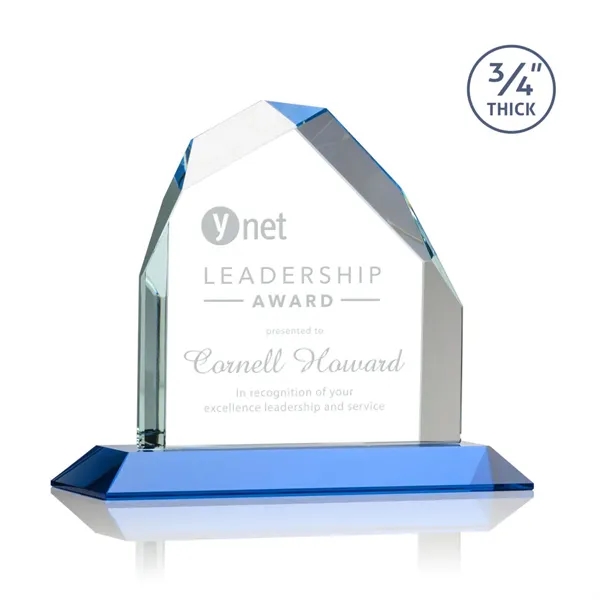 Brilliant award in 3 sizes features a 0.75" thick Starfire Crystal... from ASI 84592 St Regis Group / St Regis