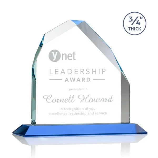 Brilliant award in 3 sizes features a 0.75" thick Starfire Crystal... from ASI 84592 St Regis Group / St Regis