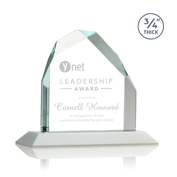 Brilliant award in 3 sizes features a 0.75" thick Starfire Crystal... from ASI 84592 St Regis Group / St Regis