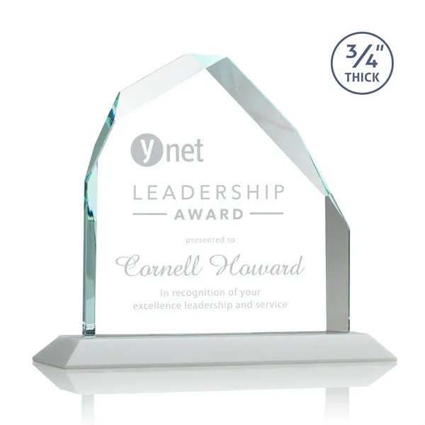 Brilliant award in 3 sizes features a 0.75" thick Starfire Crystal... from ASI 84592 St Regis Group / St Regis