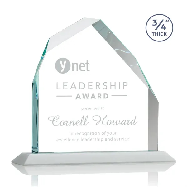 Brilliant award in 3 sizes features a 0.75" thick Starfire Crystal... from ASI 84592 St Regis Group / St Regis