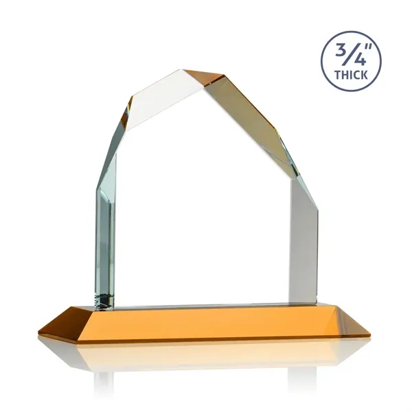 Brilliant award in 3 sizes features a 0.75" thick Starfire Crystal... from ASI 84592 St Regis Group / St Regis