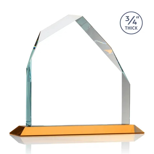 Brilliant award in 3 sizes features a 0.75" thick Starfire Crystal... from ASI 84592 St Regis Group / St Regis