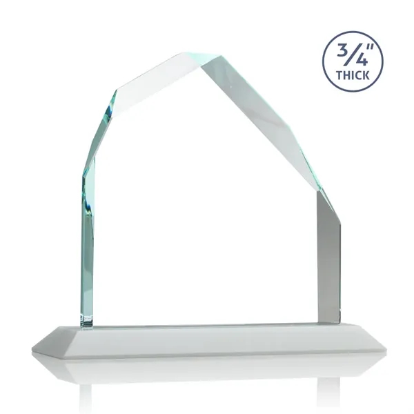 Brilliant award in 3 sizes features a 0.75" thick Starfire Crystal... from ASI 84592 St Regis Group / St Regis