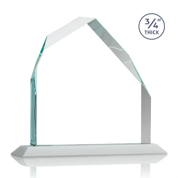 Brilliant award in 3 sizes features a 0.75" thick Starfire Crystal... from ASI 84592 St Regis Group / St Regis