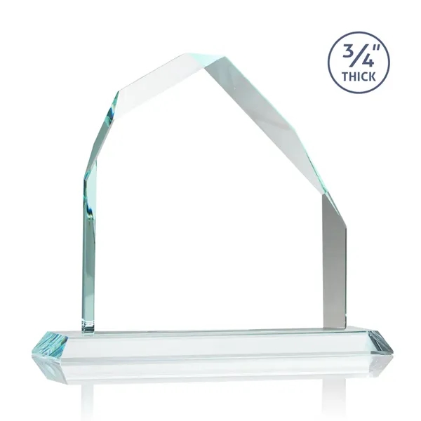 Brilliant award in 3 sizes features a 0.75" thick Starfire Crystal... from ASI 84592 St Regis Group / St Regis