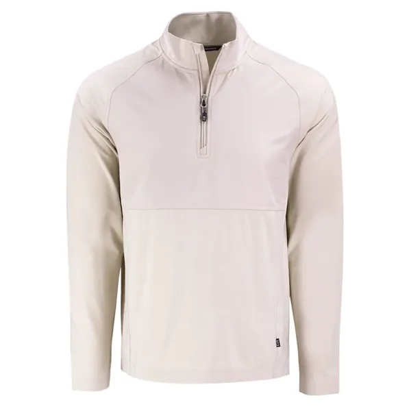 Men's jacket with a quarter-zip, wind resistance, moisture-wicking performance, and UPF... from ASI 47965 Cutter & Buck