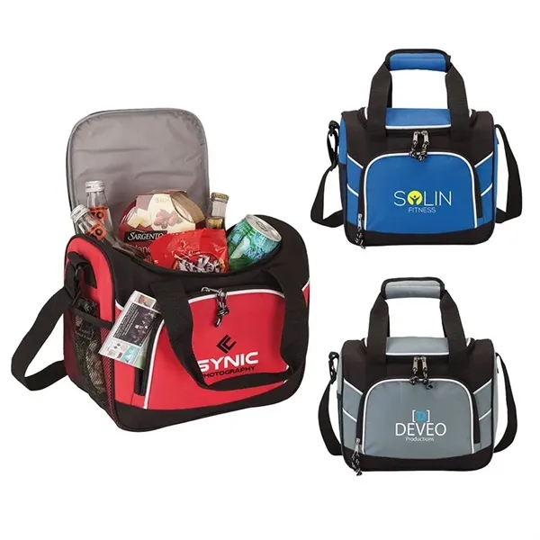 20-can lunch bag cooler with PEVA lining; includes 1 1/2" x... from ASI 67866 Logomark/Valumark / Valumark™