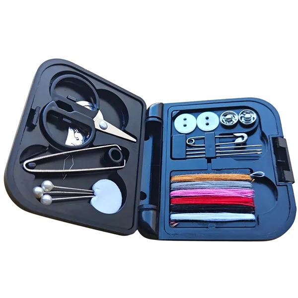 A convenient sewing kit packed in a travel-friendly case with essential... from ASI 64845 Kin Image Inc / Himmers International Inc. DBA Kin Image Inc
