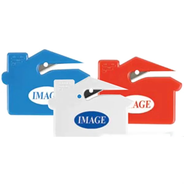 House-Shaped Cutter, Logo Placement Design, Minimalist Paper Trimmer, Compact Promotional Product,... from ASI 64845 Kin Image Inc / Himmers International Inc. DBA Kin Image Inc