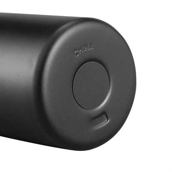 18oz double wall stainless steel tumbler with flip-top lid, designed for... from ASI 64845 Kin Image Inc / Himmers International Inc. DBA Kin Image Inc