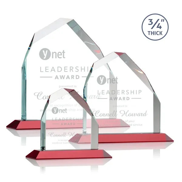 Brilliant award in 3 sizes features a 0.75" thick Starfire Crystal... from ASI 84592 St Regis Group / St Regis