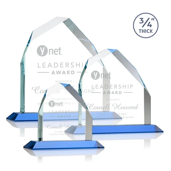 Brilliant award in 3 sizes features a 0.75" thick Starfire Crystal... from ASI 84592 St Regis Group / St Regis