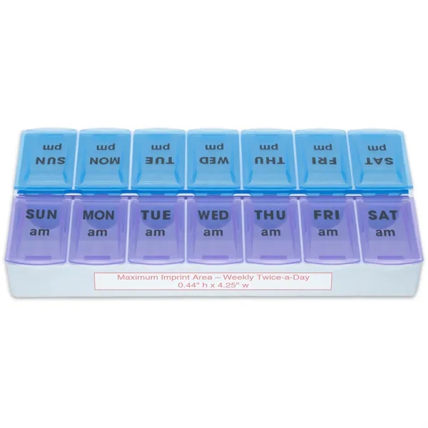 Weekly twice a day pill organizer.... from ASI 73823 Compass Health Brands dba Newday Medical Corporation / Newday Medical
