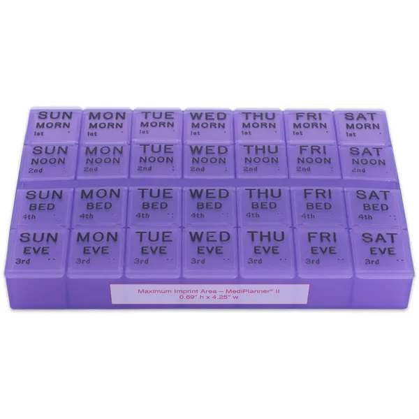 Colorful pill organizer.... from ASI 73823 Compass Health Brands dba Newday Medical Corporation / Newday Medical