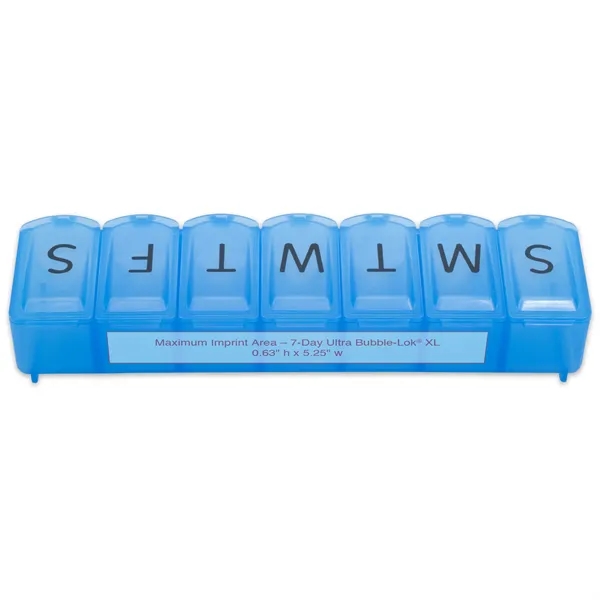 7-Day extra-large Bubble-Lok pill organizer.... from ASI 73823 Compass Health Brands dba Newday Medical Corporation / Newday Medical