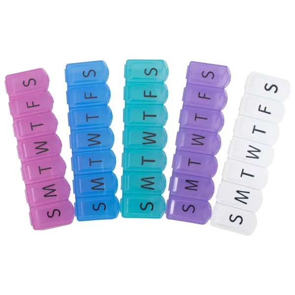 7-Day extra-large Bubble-Lok pill organizer.... from ASI 73823 Compass Health Brands dba Newday Medical Corporation / Newday Medical