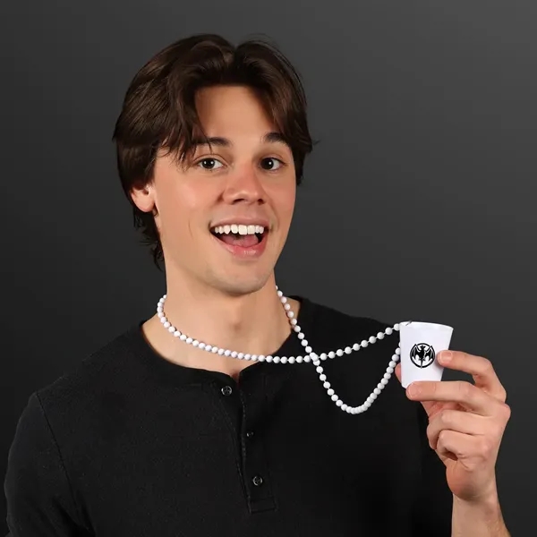 Shot Glass Bead Necklace (NON-Light Up); Blank and Imprinted Options... from ASI 34194 ALightPromos