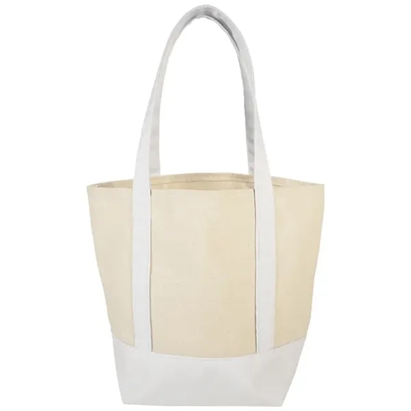 Mini canvas tote with full-color sublimated handles and bottom. Made in... from ASI 67557 LimeLight Ent / Limelight USA