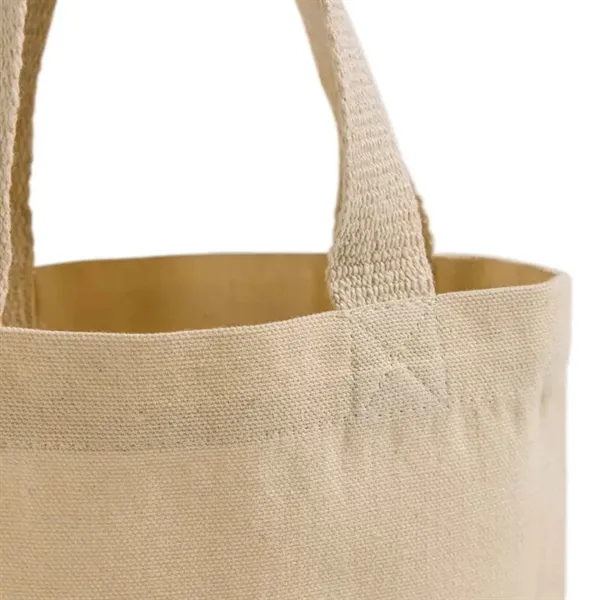 Mini cotton tote with reinforced stress points and polyester handles. Great... from ASI 67557 LimeLight Ent / Limelight USA