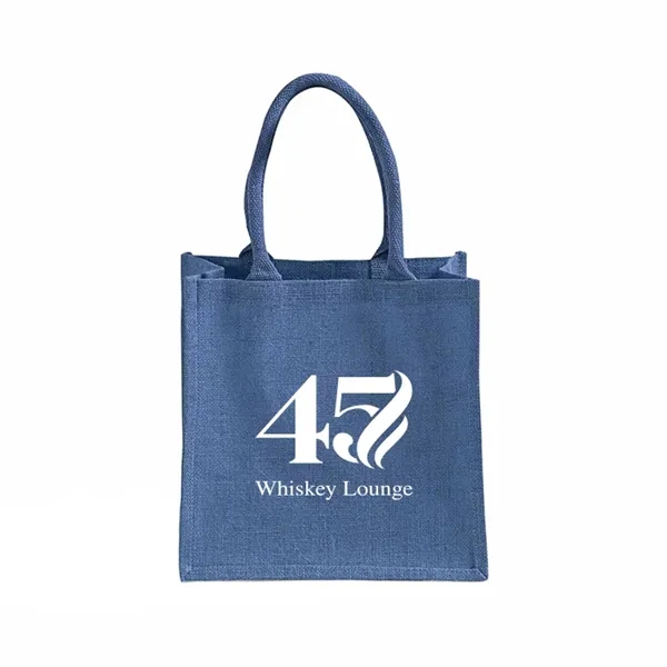 Eco jute tote with soft handles and laminated lining. Perfect for... from ASI 67557 LimeLight Ent / Limelight USA
