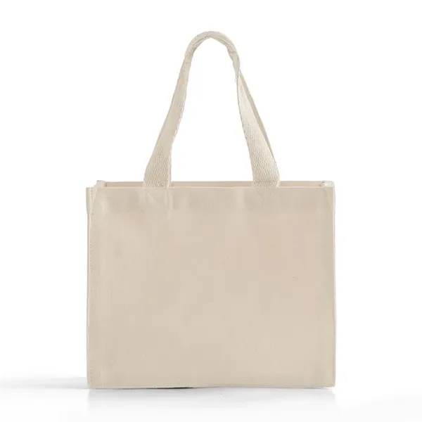 Durable small canvas tote with short handles for easy carrying. Ideal... from ASI 67557 LimeLight Ent / Limelight USA