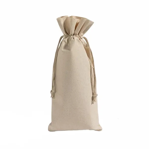 Eco cotton or jute wine bag with drawstring closure. Ideal for... from ASI 67557 LimeLight Ent / Limelight USA