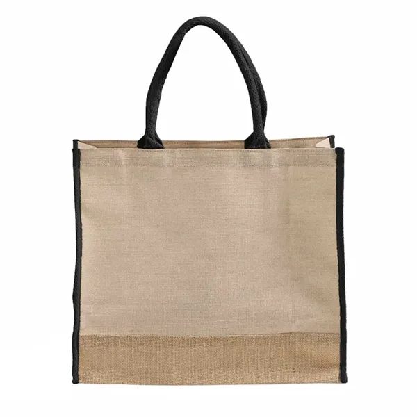 Durable jute tote with rope handles and gussets. Great for shopping,... from ASI 67557 LimeLight Ent / Limelight USA