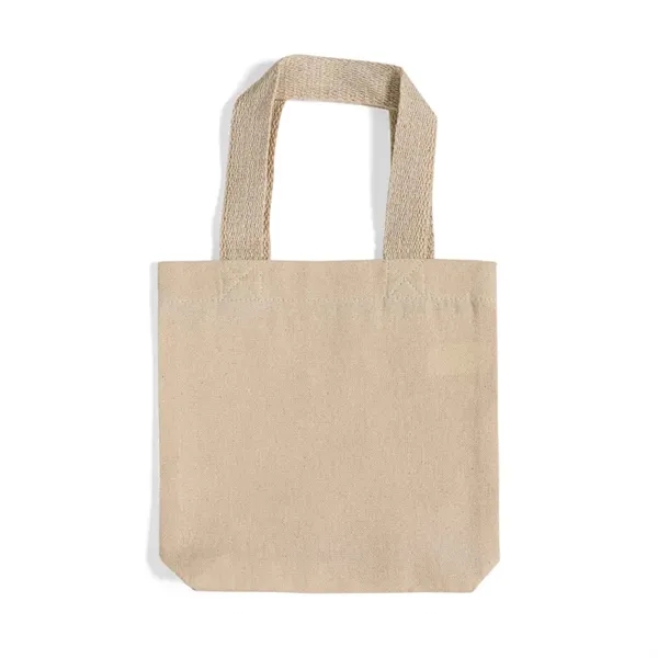 Mini cotton tote with reinforced stress points and polyester handles. Great... from ASI 67557 LimeLight Ent / Limelight USA