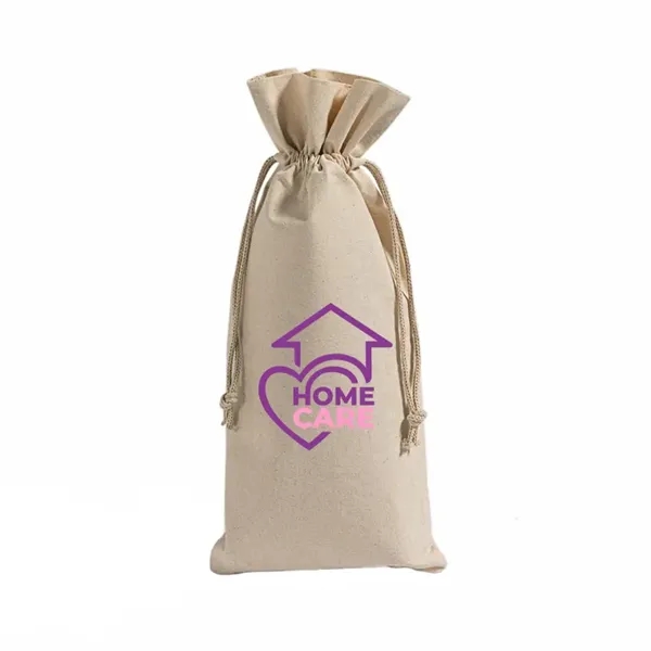 Eco cotton or jute wine bag with drawstring closure. Ideal for... from ASI 67557 LimeLight Ent / Limelight USA