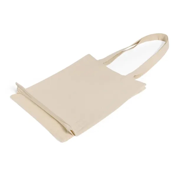 Durable canvas book tote with gussets for extra support. Features a... from ASI 67557 LimeLight Ent / Limelight USA